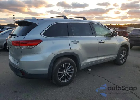 2017 Toyota Highlander Se from USA, damaged, VIN 5TDJZRFH9HS393422
